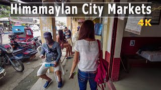 The new and old market of Himamaylan City  4K [upl. by Rehpotsyrhc]