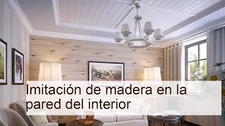 Innovación en interiores 75 ideas creativas de imitación de madera [upl. by Sinaj54]