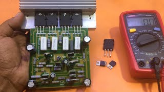 How to repair transistor amplifier 2sc5200 and 2sa1943 transistor amplifier repair [upl. by Anneirda]