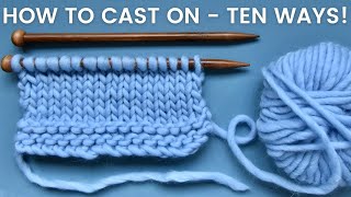 The Essential Guide to Knitting CastOn Methods For Beginners [upl. by Billmyre]