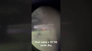 Hoyt alpha x 33 80lbs 116 yards [upl. by Wentworth242]