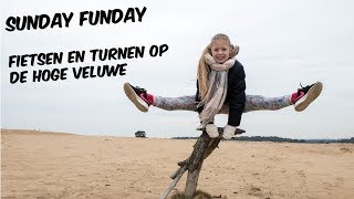 FIETSEN en turnen OP DE HOGE VELUWE  Familie Meerschaert vlog [upl. by Auqinihs760]