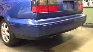 Mk3 vr6 suitcase and resonator delete [upl. by Yduj]