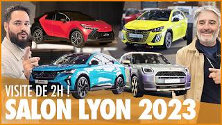 VISITEZ AVEC NOUS LE SALON AUTO DE LYON 2023 😳 Mieux que le Mondial de PARIS  VISITE COMPLETE 2H [upl. by Eire36]