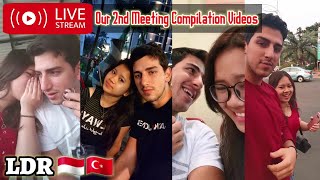 VIDEO LUCU LIVE STREAMING RISKA amp BEDIRHAN  PERTEMUAN KEDUA  LDR INDONESIA TURKI 🇮🇩🇹🇷 [upl. by Ellehcer]