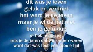 marco borstato  dit was je leven met songtekst [upl. by Lindy]