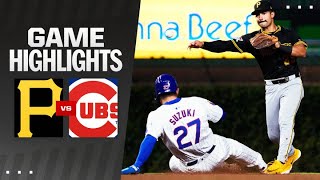 Pirates vs Cubs Game Highlights 9224  MLB Highlights [upl. by Devan]