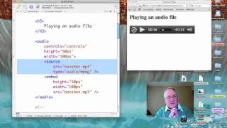 HTML Playing an audio file [upl. by Nirhtak976]