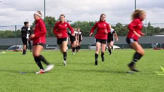 USA Soccer U18s Girls full Training Session [upl. by Zobkiw]