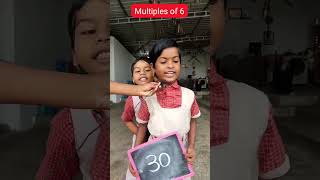 Multiples of 6usefull education schooleducation viralvideo maths vibgyoreducation5623 [upl. by Arrik]