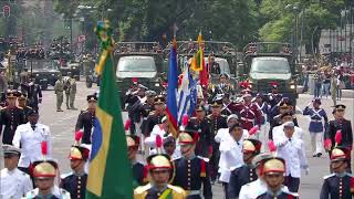 Desfile Militar 2023 Delegaciones extranjeras  Imagen Noticias [upl. by Mandle]