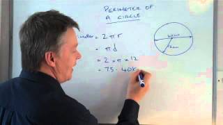 How to work out the perimeter circumference of a circle [upl. by Mauro906]