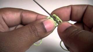 Tat Tat Tatting Part 23 BEGINNER NEEDLE TATTING [upl. by Amadas]