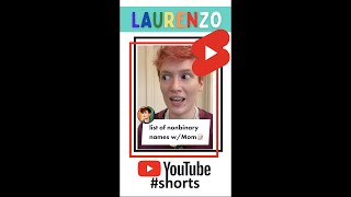 🏳️‍🌈list of nonbinary names  code👉LOOPXLAURENZO20 loopearplugs looppartner comedy shorts lgbt [upl. by Rosalie918]