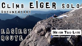 Eiger west flank the easiest route [upl. by Nilyram]