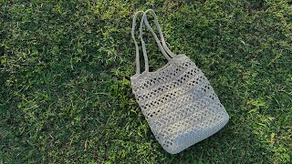 28  粼粼日常肩背包 鉤針編織 DIY crochet bag [upl. by Buffo541]