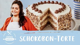 SchokobonTorte – Extrem lecker 😋 einfaches Rezept mit Mascarpone I Einfach Backen [upl. by Stucker]