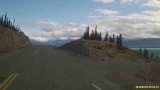 72015  Day 83  Drive from Kluane to Haines Junction  Yukon [upl. by Alphonsa]