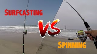 Surfcasting VS Spinning challenge  ¿Cuál modalidad tendrá MÁS CAPTURAS en mar movido [upl. by Odo35]