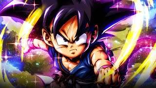 Dragon Ball Legends LF KID GOKU IS BROKEN AT 3 STARS WHAT IS THIS [upl. by Ravo]