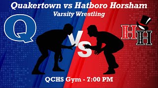 Boys Varsity Wrestling  QCHS v Hatboro Horsham [upl. by Hecker]