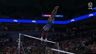 Simone Biles Vault amp Uneven Bars Routines at US Olympic Trials June 30 2024 [upl. by Hilleary328]