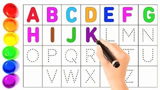 Alphabet Song ABC Phonics Song with two word ABC Lullaby abcd preschool toddlers abcsong [upl. by Manno]