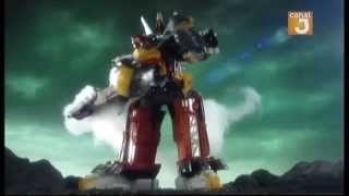 Power Rangers Dino Charge  Extrait VF  Plésio Charge Megazord PachyRex Formation [upl. by Adrianna176]