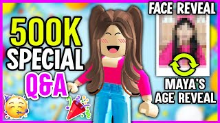 🤩 Maya Clara Gaming 500K SUBSCRIBERS SPECIAL FACE REVEAL  AGE REVEAL  QampA [upl. by Muir362]