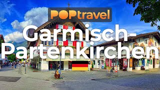 Walking in GARMISCHPARTENKIRCHEN  Germany 🇩🇪 4K 60fps UHD [upl. by Nannahs]