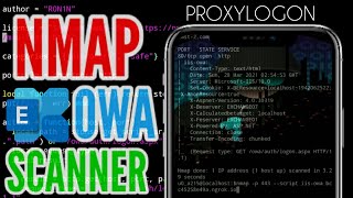 NMAP ProxyLogon Scan  CVE202126855 Hafnium Microsoft Outlook Vulnerability Scanner [upl. by Dorrej]