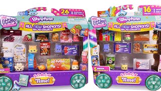 Shopkins Real Littles Snack Time Season 17 Mega Pack and Collectors Pack Unboxing Review [upl. by Fabiolas]