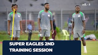 Nigeria vs Benin Rep Super Eagles intensify their training session at the Godswill Akpabio Stadium [upl. by Tuck]