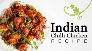 Chilli Chicken in Restaurant Style  Easy Indian Chicken Recipes at Home [upl. by Llerral]