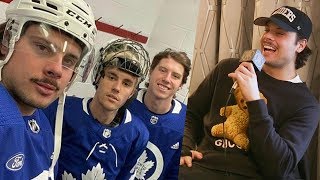 Auston Matthews Joined Spittin Chiclets To Break Down Justin Bieber Vs Jordan Binnington [upl. by Siro]