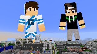 FICAMOS GIGANTES no MINECRAFT [upl. by Radman]