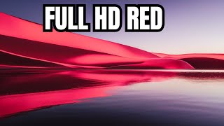 3 Hours of Pure Red Screen For Your TV [upl. by Hennie754]