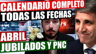 📢CALENDARIO COMPLETO FECHAS DE COBRO PARA JUBILADOS Y PENSIONADOS PNC DE ANSES ABRIL 2024 NOTICIAS [upl. by Orman]