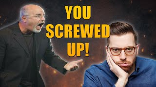 Dave Ramsey Eviscerates CoHost George Kamel for Preaching the 4 Rule [upl. by Dash]