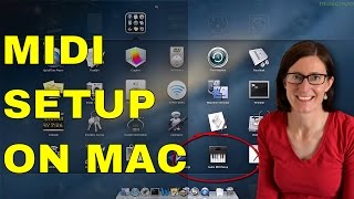 MIDI Keyboard Setup on Mac Connect Keyboard Lesson 15 [upl. by Enitsirk]