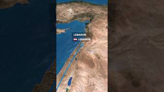 Distance between Israel  Lebanon amp Cyprus [upl. by Rowland]