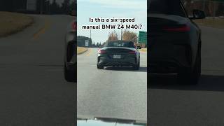 This is the BMW Z4 M40i with a sixspeed manual A dream come true [upl. by Imaj]