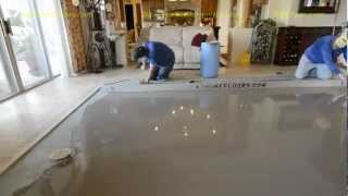 Super Flat Concrete Leveling With The DustRam™ System 116quot Flat In 50 Linear Feet [upl. by Suzie]