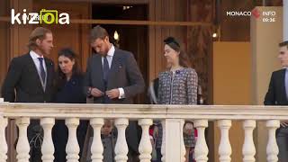 Monaco Royal Children Louis Pauline Ducruet Pierre Andrea Casiraghi Monégasque National Day 2018 [upl. by Alyekahs]