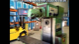 DYNSTO MRF industrial heavy duty universal milling machine FU145 [upl. by Lurie]