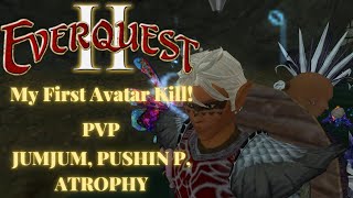 EVERQUEST 2  MY FIRST AVATAR KILL PVP [upl. by Ennagrom]