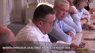 ȘEDINȚA CONSILIULUI LOCAL TÂRGU FRUMOS 29 AUGUST 2024 [upl. by Nylsaj]