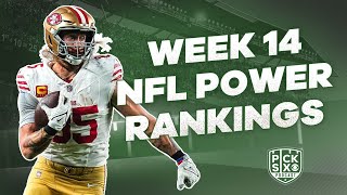 Week 14 NFL Power Rankings 49ers claim 1 sorting the 66 logjam  blind ranking mascots [upl. by Legge]