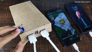 How to make power bank at home  11000mAH Power Bank [upl. by Anayaran265]