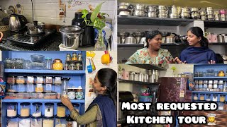 Vlog43 NonModular KITCHEN TOUR🤩Vessel collections and kitchen organization kitchentour diml [upl. by Angadreme517]